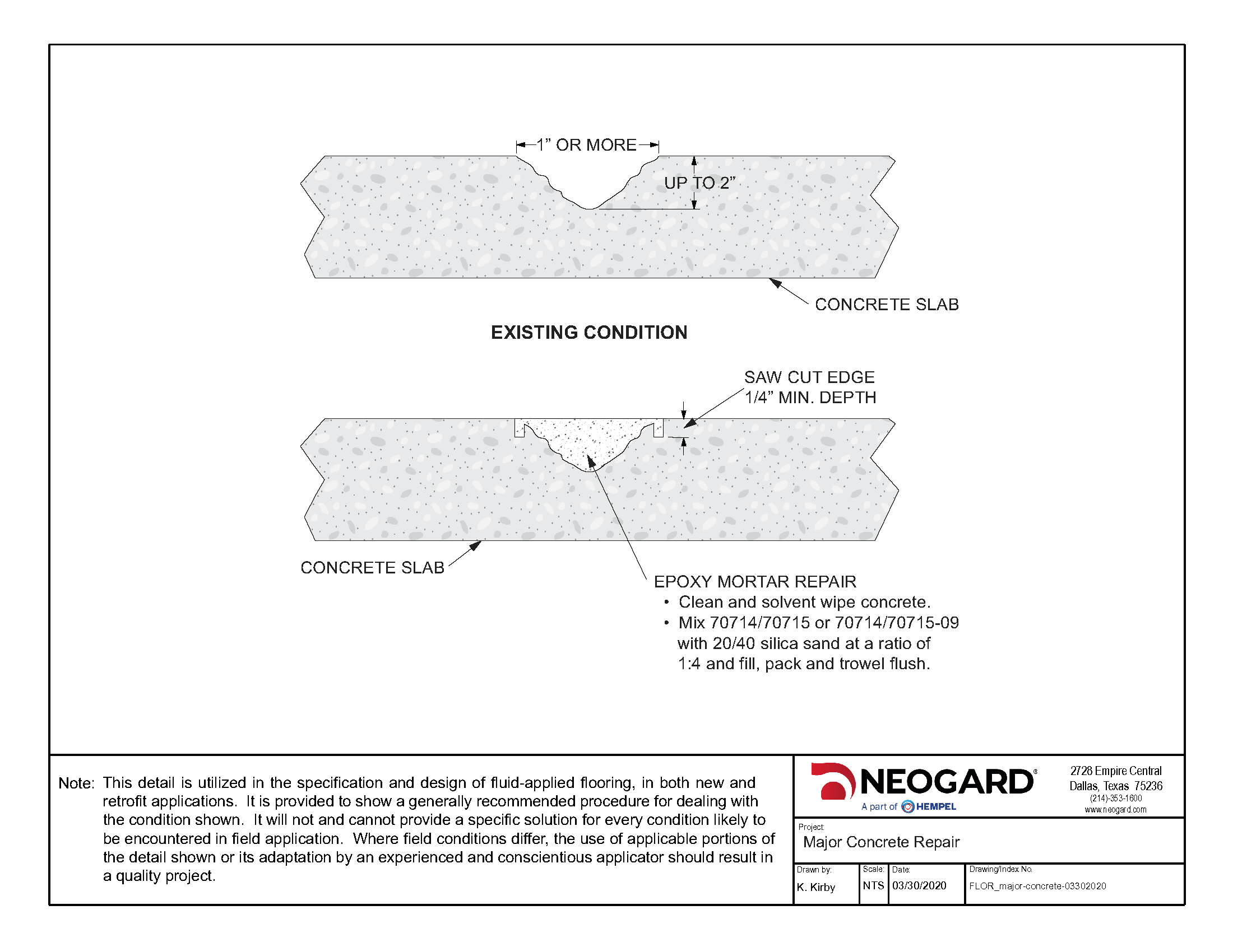 major concrete repair