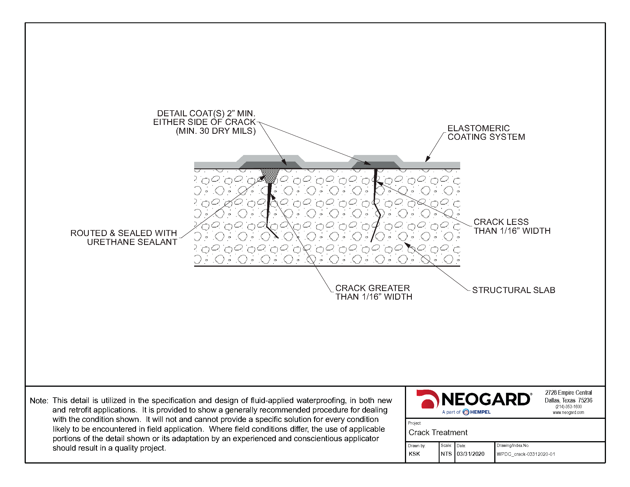 crack detail